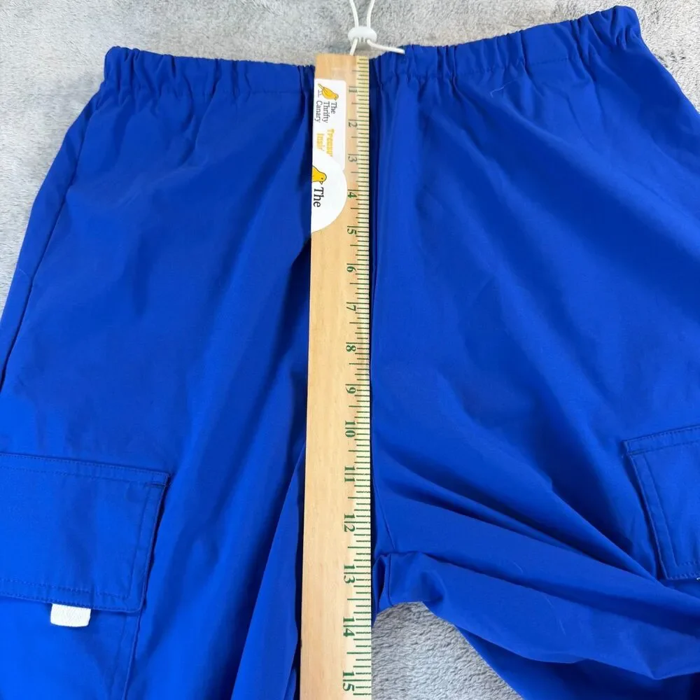 Almost Famous Cargo Parachute Pants Women Blue Utility Small - Picture 8 of 10